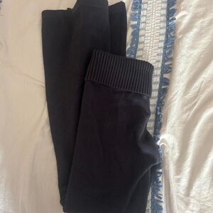 Edikted Navy Ribbed Pants